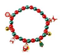 Collar de perro de Navidad con lazo y campana, cadena de cuello de cachorro | Collar de Navidad para mascotas de raza mediana y grande, disfraz de utilería para fotos, fiesta de cumpleaños