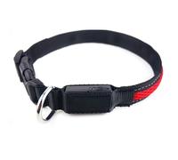 Collar de perro LED intermitente s rojo tz-pet1600