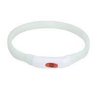 Collar de Perro LED Recargable, Luz de Perro Luz Glow Ajustable en los Cuellos Oscuros Iluminados Collar Luces para Pequeños Grandes Caminar (Luces de Colores)