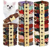 Collar de perro personalizado con nombre grabado personalizado con nombre y número de teléfono, collar de Navidad para perros y gatos (ajustable, pequeño, mediano, grande), regalos de mascotas para