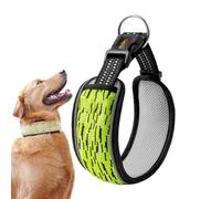 Collar de Perros Acolchado: Collar de Cachorro Transpirable para protección del Cuello, pequeños Perros medianos y Grandes de Uso al Aire Libre de Uso Ajustable para Correr, Senderismo