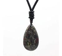 Collar de piedra de cuarzo de cristal natural, amatistas, lapislázuli, ágatas, gota de lágrima, colgante de piedra de tigre, collar, joyería, piedra de sangre de dragón