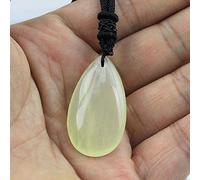 Collar de piedra de cuarzo de cristal natural amatistas lapislázuli ágatas lágrima gota colgante de piedra de tigre collar joyería-serpentina