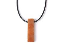 Collar de piedra natural cruda Gargantilla de cordón de cuero Obsidiana Amatistas Cuarzo Cristal Meditación Joyería para mujeres Hombres-Aventurina