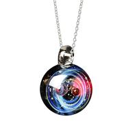 Collar De Planetas Joyería Tierra Universo Estrella Moderna