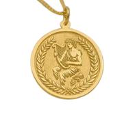 Collar de plata de ley 925, cadena de 22 mm | Colgante de Apolo, dios del sol, joyería de mitología griega hecha a mano, única para él o ella, inspirado en la luz | chapado en oro | LK_PNK_01749