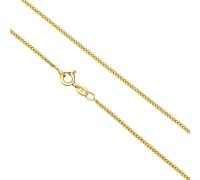 Collar de plata de ley 925 chapado en oro cadena blindada de 50 cm de largo N...