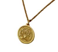 Collar de plata de ley 925 de 22 mm | Cadena de 45 cm | Colgante de cuervo pagano nórdico | Joyería de pájaro espiritual | Dije de nudo celta | Inspirado en la mitología | Baño de oro | L_01722