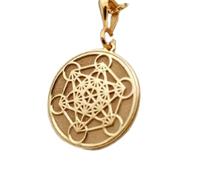 Collar de plata de ley 925 de 22 mm|Cadena de 45 cm|Collar de estrella de David|Amuleto espiritual religioso judío hecho a mano, pequeño talismán para mujer|Joyería chapada en oro|LK_PNK_01724