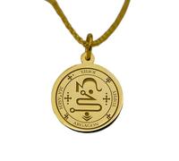 Collar de plata de ley 925 de 22 mm|Sello del Arcángel Jofiel - Colgante de sabiduría divina|Joyería de iluminación espiritual|Amuleto de protección angelical|Joyería hecha a mano chapada en oro|_1832