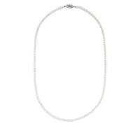 Collar de plata de ley 925 y perlas cultivadas de agua dulce de 2,5 mm a 3 mm, 45,7 cm