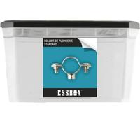 Collar de plomería ESSBOX SCELL-IT simple estándar Ø 14 mm Ø7 mm x 150 mm - Caja de 100 - EX-93201114, Plotes hexagonales, tapas extraíbles, cajas apilables