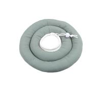 Collar de protección para mascotas, collar isabelino ajustable, anillo suave, para curar heridas, antiarañazos, antilamidas (verde, XXL)