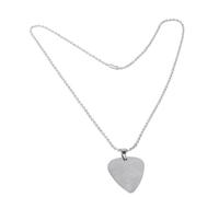 Collar de púa de guitarra de metal clásico, con patrones grabados, 6 patrones disponibles, portátil de usar (E)