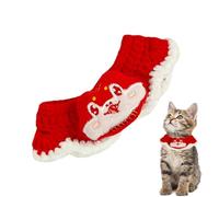Collar de punto para gatos, año de la serpiente 2025 para mascotas, collar bandana para tejer | Suministros para mascotas, collares básicos cálidos para perros pequeños y medianos y grandes, perros y