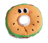Collar de recuperación para Gatos, Collar de Cono Ajustable para Perro, Almohada para Cuello de Gato en Forma de Hamburguesa, Collar isabelino para Dejar de, Cono Suave, cómodo Collar para