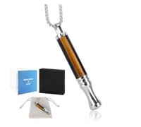 Collar de respiración con filtro de resistencia, cordón respiratorio para la ansiedad con filtro, collar de vape, alivio de la ansiedad y estrés, respirador antivape 2.0 con filtro para meditación