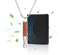 Collar de respiración con resistencia, 5 x 20 Pro Breathlace con filtro de resistencia, collar de respiración consciente natural para dejar hábitos poco saludables y alivio de la ansiedad