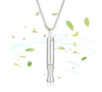 Collar de respiración con resistencia, 5 x 20 Pro Breathlace con filtro de resistencia, collar de respiración consciente natural para dejar hábitos poco saludables y alivio de la ansiedad