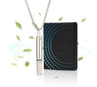 Collar de respiración con resistencia, 5 x 20 Pro Breathlace con filtro de resistencia, collar de respiración consciente natural para dejar hábitos poco saludables y alivio de la ansiedad