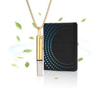 Collar de respiración con resistencia, 5 x 20 Pro Breathlace con filtro de resistencia, collar de respiración consciente natural para dejar hábitos poco saludables y alivio de la ansiedad
