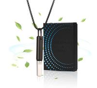 Collar de respiración con resistencia, 5 x 20 Pro Breathlace con filtro de resistencia, collar de respiración consciente natural para dejar hábitos poco saludables y alivio de la ansiedad