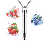Collar de respiración con resistencia, con filtro de sabor de frutas, varias combinaciones de sabores, para adultos, ideal como compañero de relajación para el día a día para la oficina, metro, avión