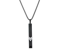 Collar de respiración pacífica, joyería de respiración consciente para una vida consciente y equilibrio emocional, talla única, como se describe, como se describe