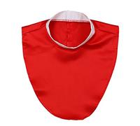 Collar de sacerdote para hombre y mujer, disfraz de obispo pastor, rojo, Talla única