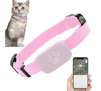 Collar De Seguimiento De Gato - Rastreador De Perros, Rastreador De Mascotas, Sin Cuota Mensual, 28-39cm Collar TrackingGato Ajustable con Hebilla Seguro, Compatible con iOS, para Mascotas