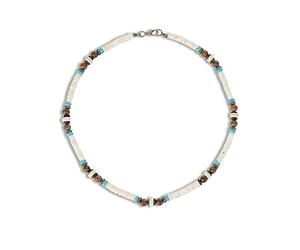 Collar de Surfista Hombre de Madera, Bohemia Africano, Cuentas para Hombre, Gargantilla de Surfero, Creatividad Festival Regalo