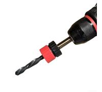 Collar de tope de profundidad de taladro ajustable, guía de broca de 3 a 13 mm para carpintería, control de profundidad de plástico ABS con tapones ajustables precisos (5 unidades de 3 a 5 mm)