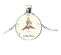 Collar de zorro de plata esterlina para mujeres y hombres, zorro debajo de la luna Collar de copa de collar Little Prince Collar, collar inicial de Fox Girl, joyería de zorro para mujeres, joyas