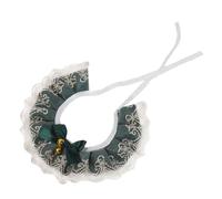 Collar Decorativo para Mascotas Ajustable Encaje, XS S L Algodón | Poliéster, para Gatitos y Cachorros, Tallas Pequeñas, Adecuado Sesión Fotográfica Color Aleatorio