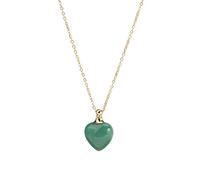 Collar Difusor De Aceites Esenciales De Aromaterapia Para Mujeres Y Niñas, Con Colgante De Corazón En Forma De Botella De Perfume De Cristal Curativo, Joyería Energética Con Piedras Preciosas, C