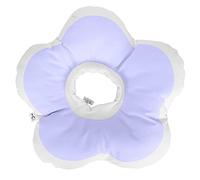 Collar Elizabeth para recuperación de Mascotas con Forma de Flor, Collar antilamer para Gatos, Banda para el Cuello Ajustable y Suave y cómoda para Gatos, curación posquirúrgica y (Metro)