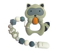 Collar encantador Koala Búho Caballo Galletas DIY Collar Pulsera Joyería Artesanía-Mapache