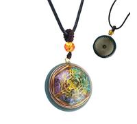 Collar energético mágico genérico con colgante de protección espiritual y