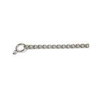 Collar estrangulador de malla larga de acero inoxidable para perros Record