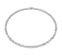 Collar Galaxy Tennis, Diamantes creados en laboratorio (peso total de 47,27 quilate), Formas mixtas, Oro blanco de 18 quilates OS