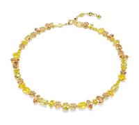 Collar Gema, Tallas mixtas, Amarillo, Acabado en oro de 18 quilates OS
