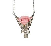 Collar genérico para jarrón, de cuello con colgantes DIY - Collar de ramo de flores DIY - para niñas y madres, novias y esposas de vacaciones, cumpleaños, puerto de boda, acción de gracia y