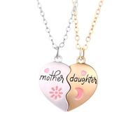 Collar genérico para madre e hija | Corazón magnético a juego - filial cariñosa - Regalo para cumpleaños, mujer, , hermana, diario