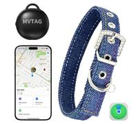 Collar GPS Gatos, Resistente al Agua IP67, Sin Cuota de Suscripción, Tamaño Ajustable para Gatos de Todos los Tamaños, Solo Compatible con iOS