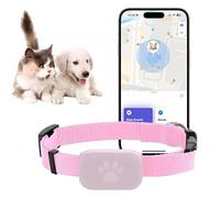 Collar GPS para gatos y perros pequeños, sin tarifa mensual, compatible con Apple Find (iOS/Android), diseño impermeable y ligero