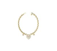 GUESS Collar para Mujer CRAZY IN LOVE color Dorado, Unitalla, Acero inoxidable, Sin piedra preciosa