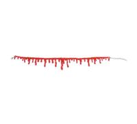 Collar Halloween Sangre Goteante Colgante Rojo Imitación Vintage Terror