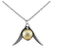 Collar Hanessa con colgante de snitch dorada de quidditch, seguidores de Harry Potter, regalo para un amigo o amiga