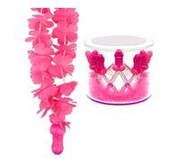 Collar hawaiano con silbato y corona de guisantes rosas para la fiesta de despedida de soltera sexy gadget para adultos 18+