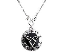 Collar Hombre Collar De Runa De Poder Angélico Inspirado Los Instrumentos Mortales Ciudad De Los Huesos Cazadores De Sombras Colgante Collar para Hombres Mujeres